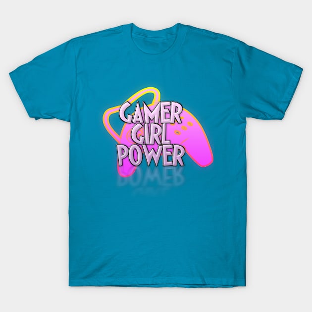 Gaming with Girl Power T-Shirt by oneideatoday